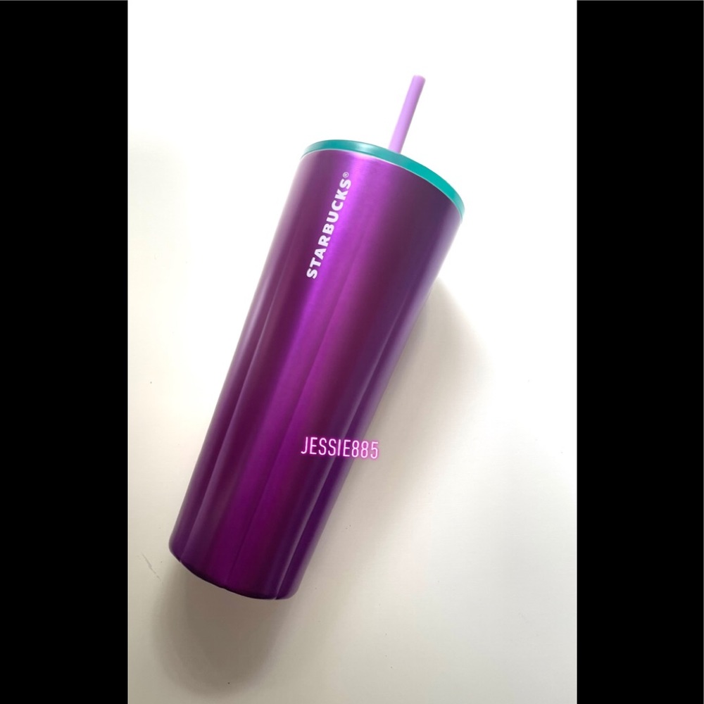 Starbucks Valentine's Day 2022 Purple 24oz Stainless Steel Tumbler